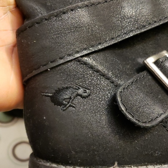 Rocket Dog Black Boots Size 8 M - Picture 6 of 8